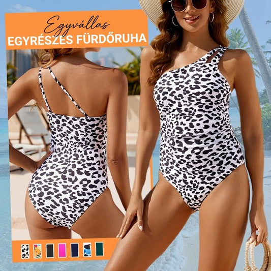🔥 S-2XL 🍀 Dámské jednodílné plavky s odhalenými rameny 🏖️👙