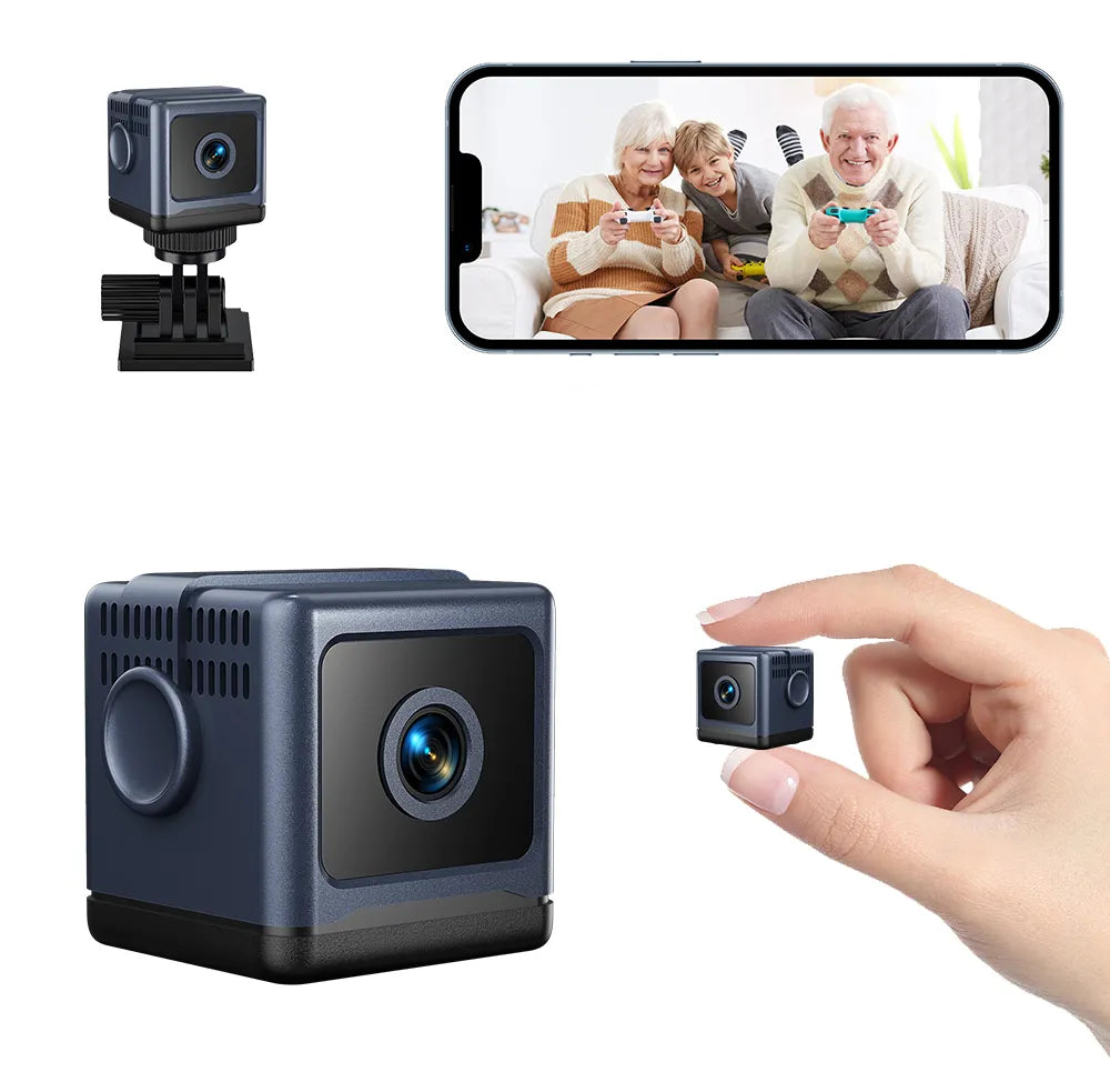 W03 Chytrá WiFi bezpečnostní kamera – 1080P HD, noční vidění, detekce pohybu, nízká spotřeba energie