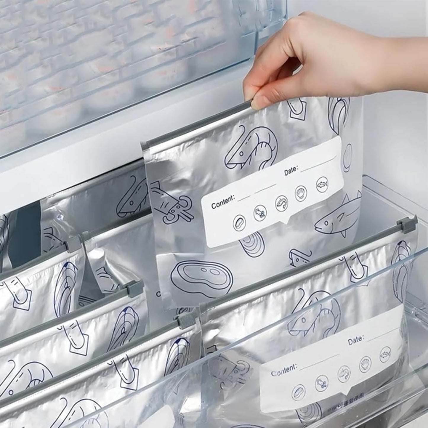 Opakovaně použitelné hliníkové sáčky na uchování čerstvosti – nový nejlepší přítel vaší kuchyně! 🍴✨