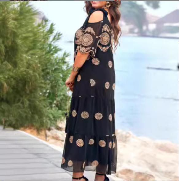 【S-4XL】🥰2025 nové elegantní, pohodlné a vysoce kvalitní šaty