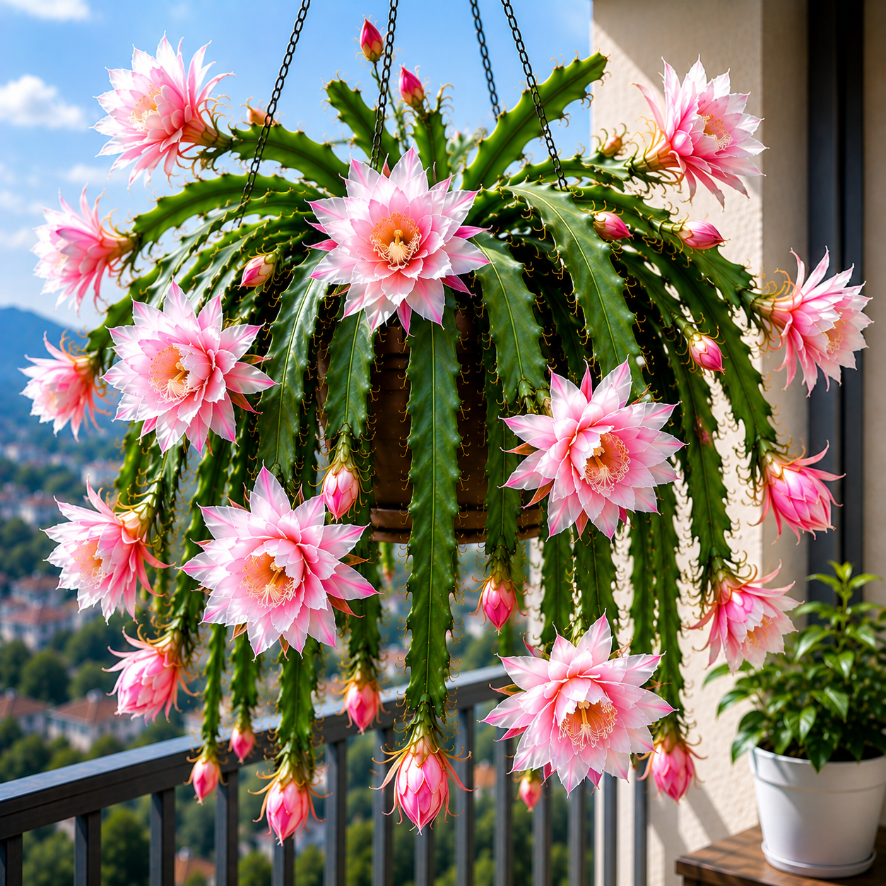 💫 Vzácný kaktus orchideje Epiphyllum 🌸 Vzácná květina, kterou každý obdivuje