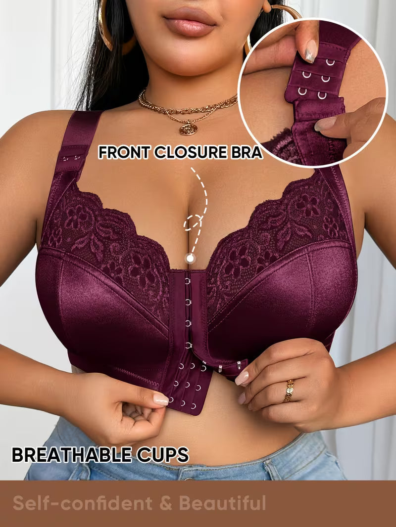 👙TRIUMPH – [4 ks]🔥50 % sleva na dámské podprsenky s plným krytím pro ženy s většími velikostmi – Podprsenky ve velkých velikostech s výraznými proporcemi