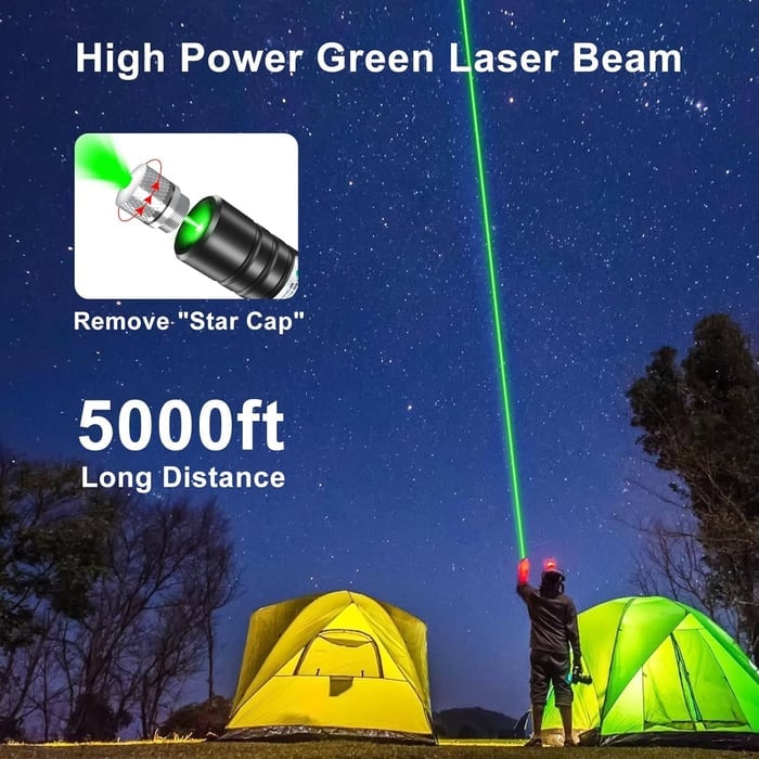 🔦Červené a zelené jednobodové laserové světlo