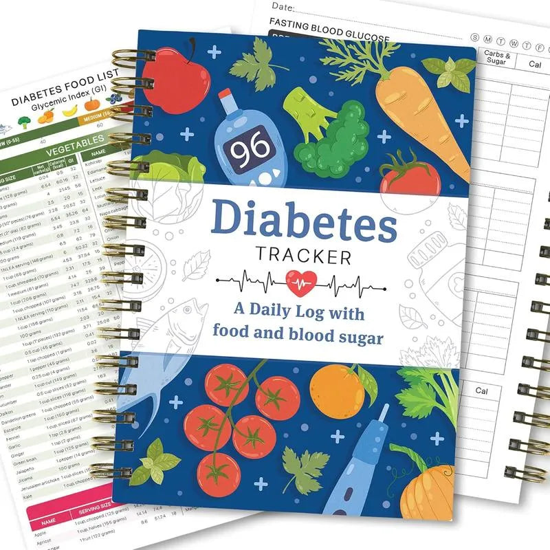 🔥📘✨Speciálně pro diabetiky🔥Sledovač diabetu se seznamem potravin