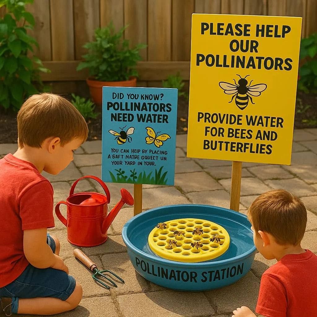 🐝 Plovoucí včelí stanice - Hydratační stanice šetrná k včelám