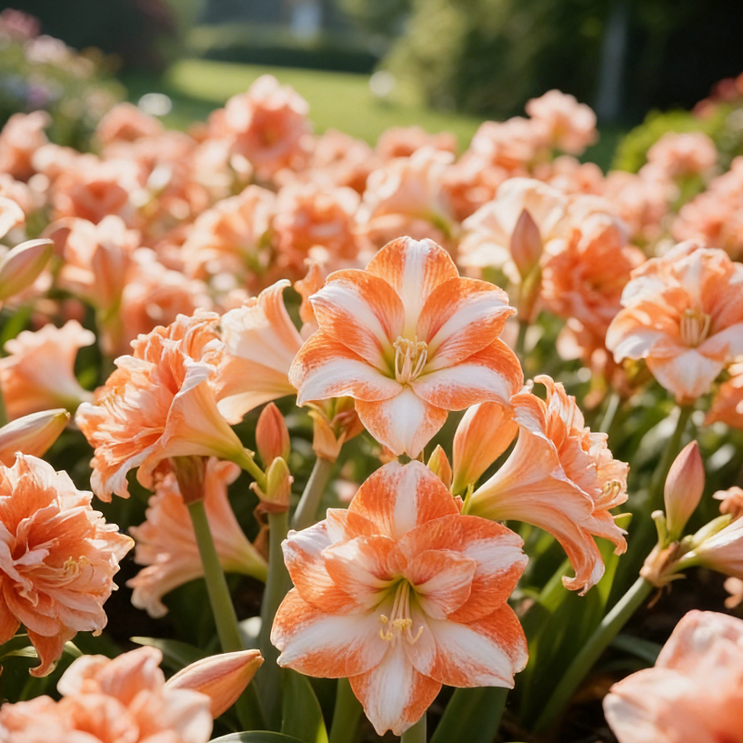 🌺Dvojité cibule amarylis s květinovou vůní – kvetou za 40 dní