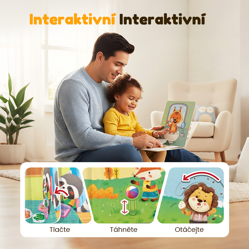 10ks interaktivní sada učebnic pro batolata