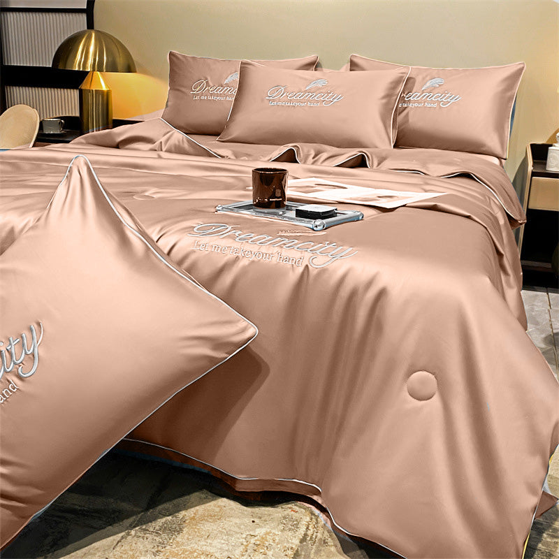 Letní jednoduchá přikrývka Ice Silk