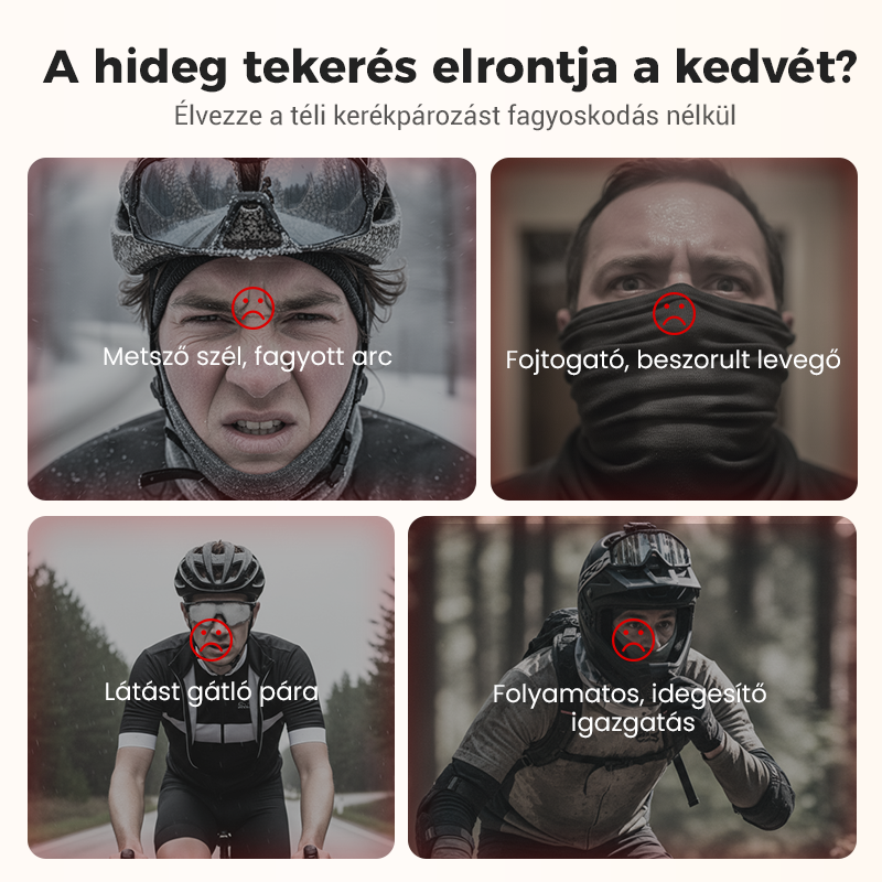💞 Větruodolná helma pro zimní použití, unisex
