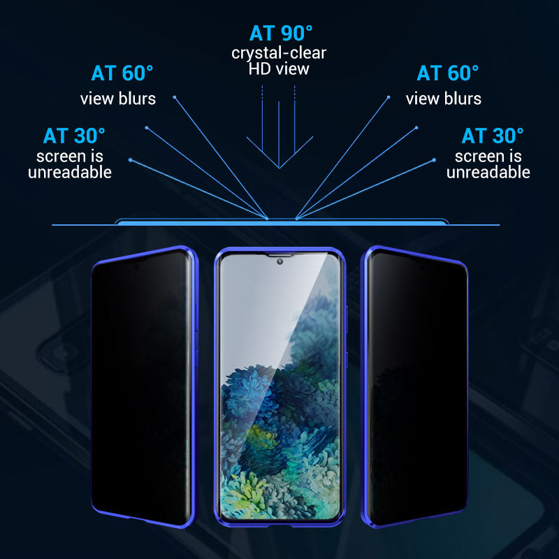 💥Magnetické pouzdro z tvrzeného skla, oboustranné, pro telefony řady Samsung S23-S25