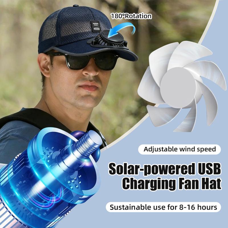 🔥HORKÝ VÝPRODEJ - SLEVA 49 %🧢2026 Profesionální chladicí klobouk: Dvojitá čepice s ventilátorem
