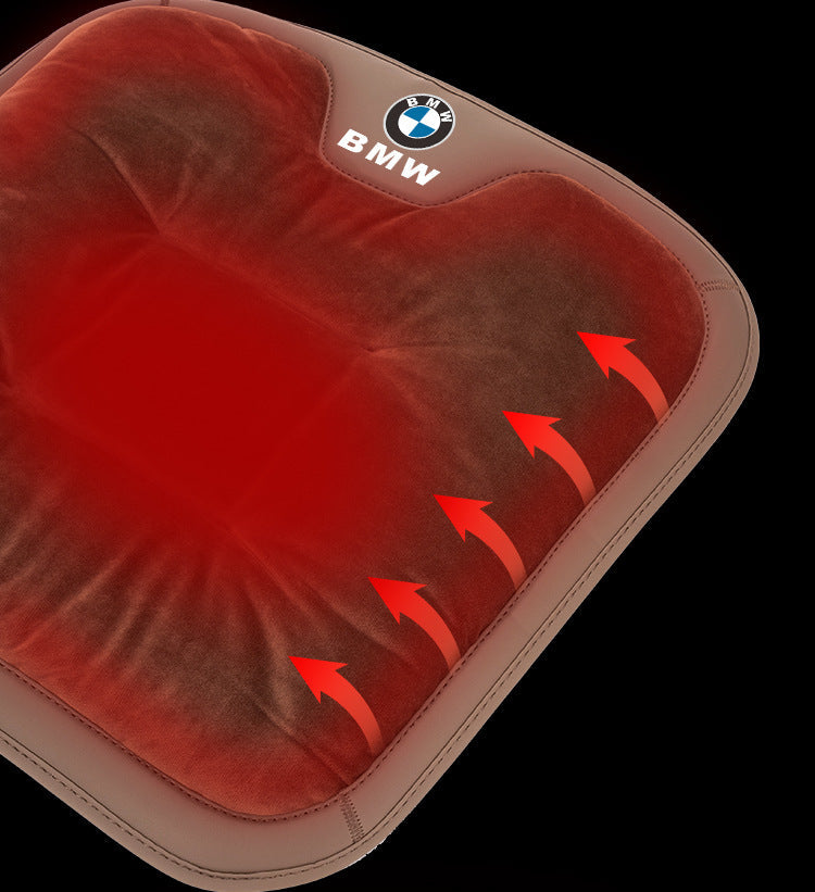 Krátký plyšový polštářek do zimních autosedaček