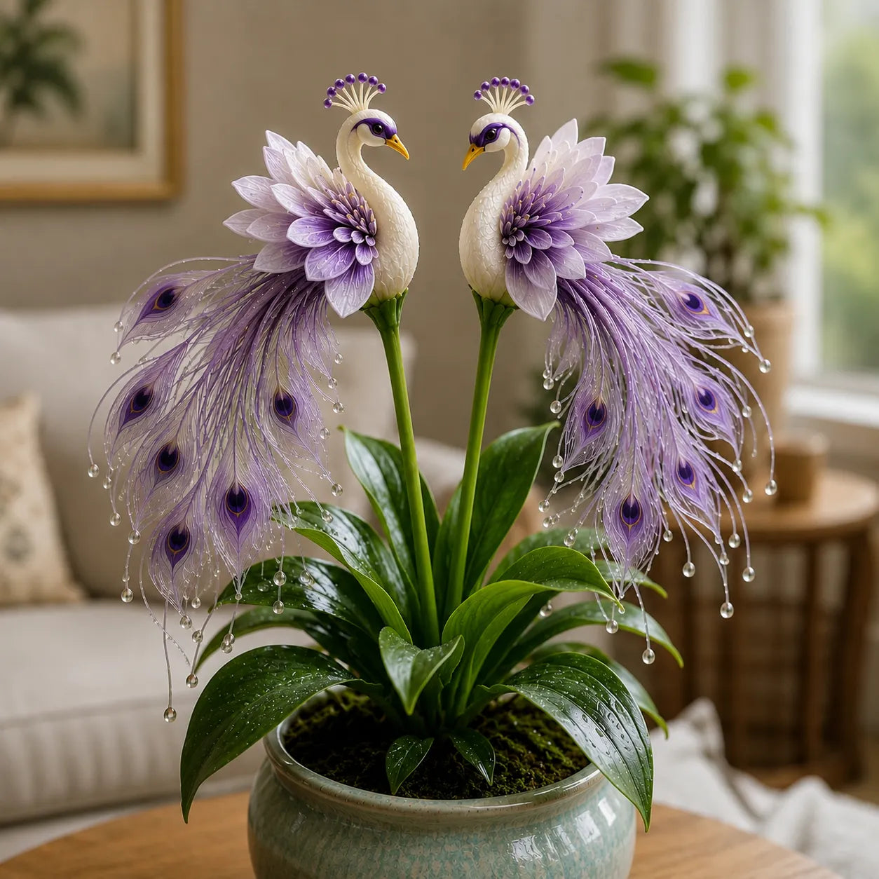 🦚 Cibulky orchidejí Peacock – Živoucí klenot ✨