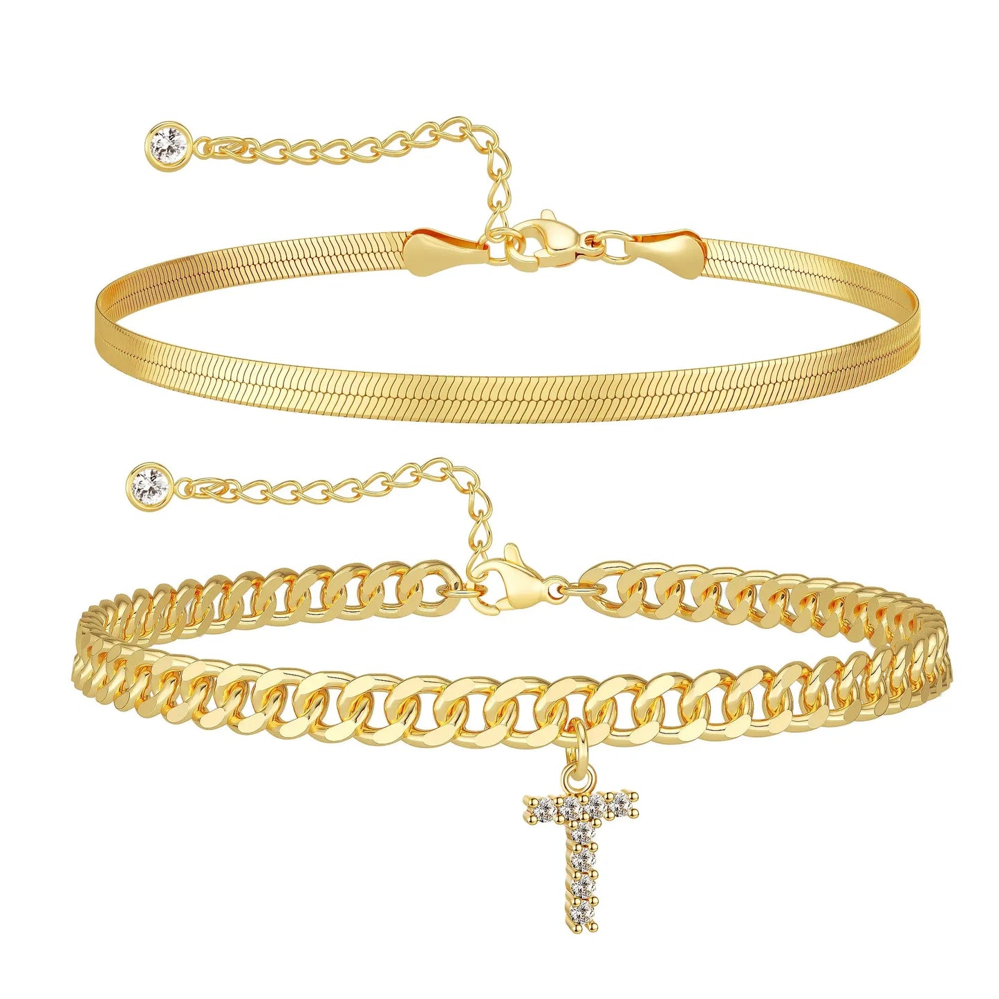 📿✨ Náhrdelník s písmeny - voděodolný, hypoalergenní, perfektní dárek!
