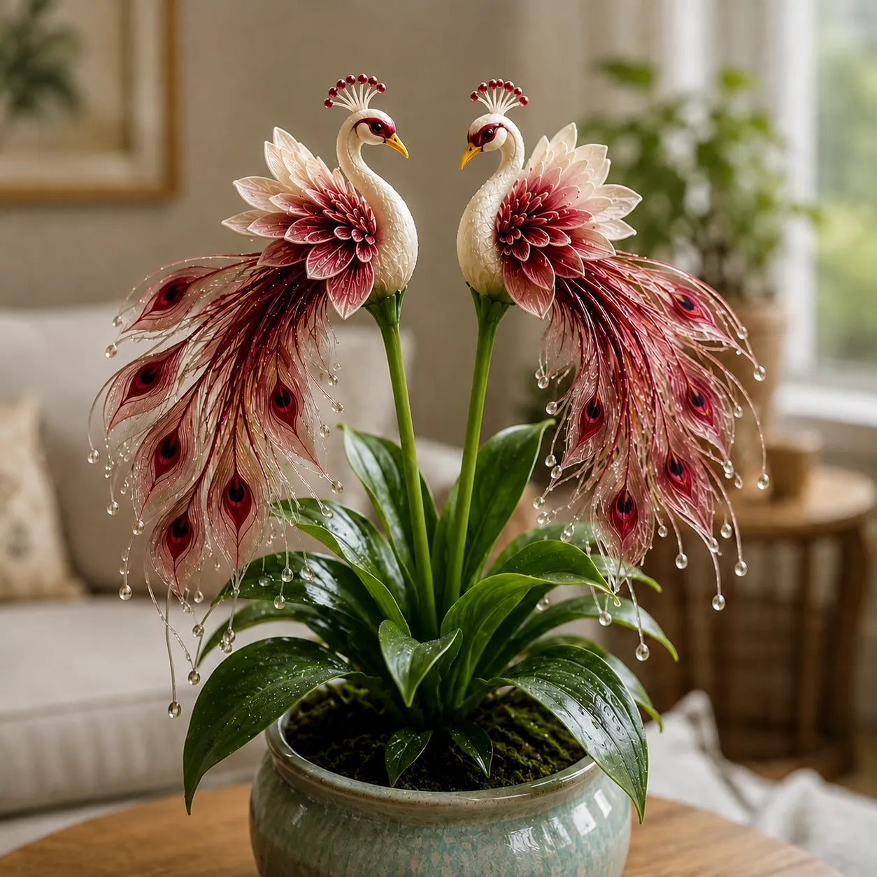 🦚 Cibulky orchidejí Peacock – Živoucí klenot ✨