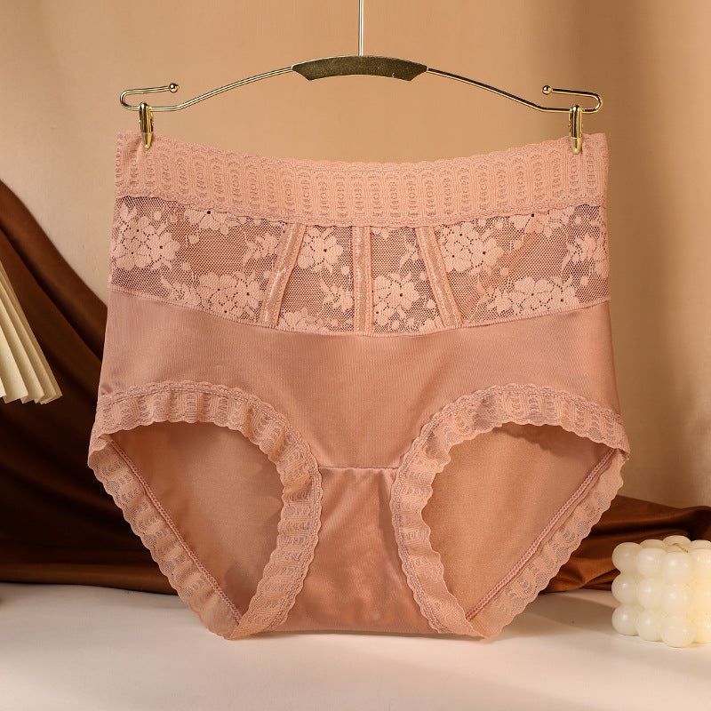 【🌷Kupte 1 a získejte 2 zdarma】Sexy bezešvé hedvábné hip liftingové kalhotky s kontrolou bříška