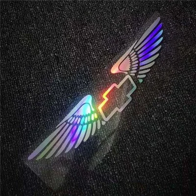 3D laserová nálepka na auto s andělskými křídly ✧4 ks✧