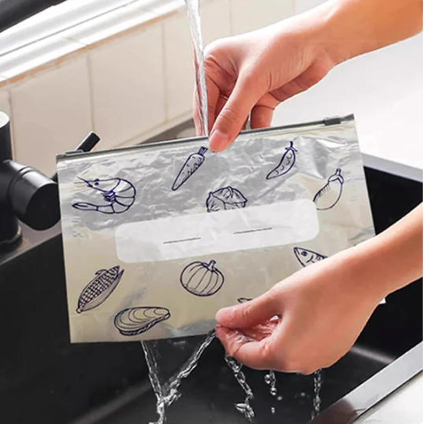 Opakovaně použitelné hliníkové sáčky na uchování čerstvosti – nový nejlepší přítel vaší kuchyně! 🍴✨