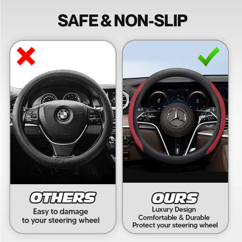 Potah volantu DriveCore Elite Grip – kůže odolná proti potu a zvýšení výkonu