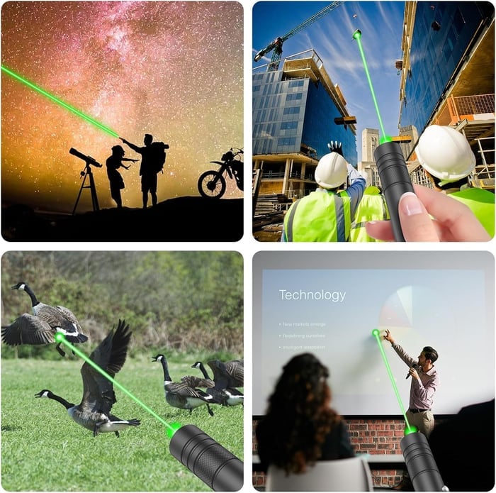 🔦Červené a zelené jednobodové laserové světlo