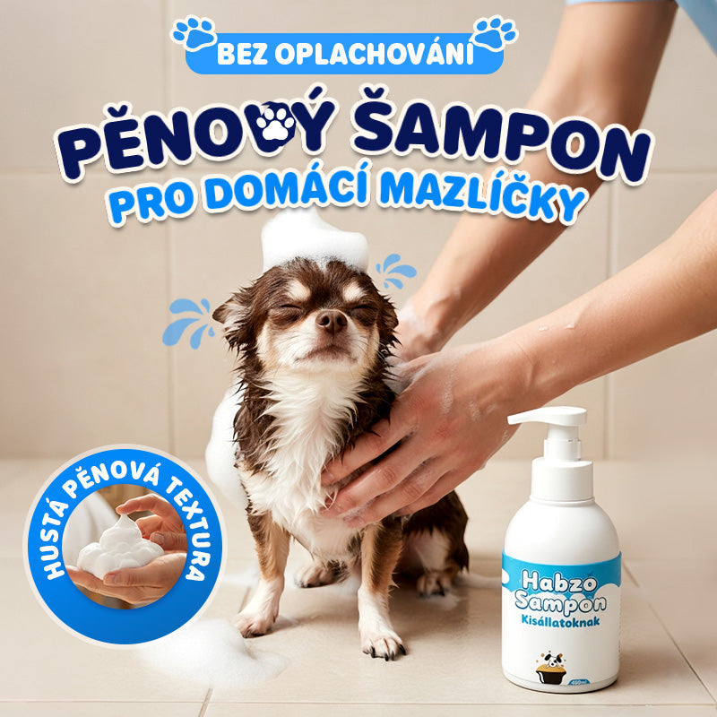 🐱🐈 Jemná rostlinná deodorantová pěna pro domácí mazlíčky