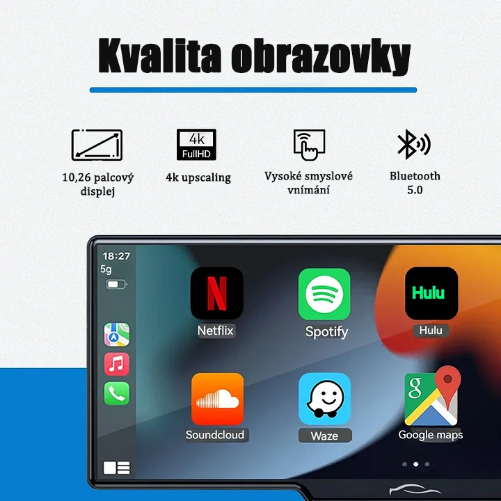 Auto tablet počítač inteligentní audio a video systém (Pro MaxTM model 2025).