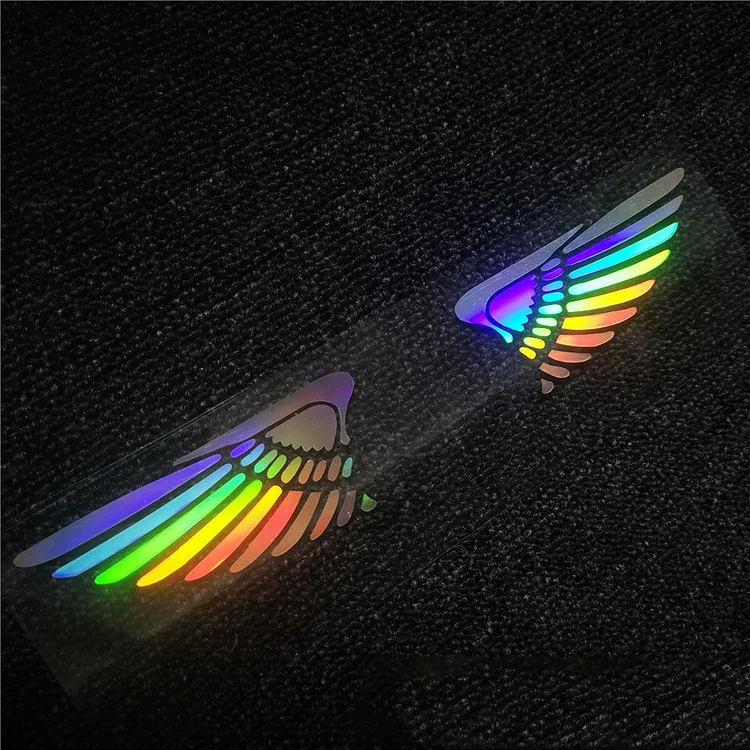 3D laserová nálepka na auto s andělskými křídly ✧4 ks✧