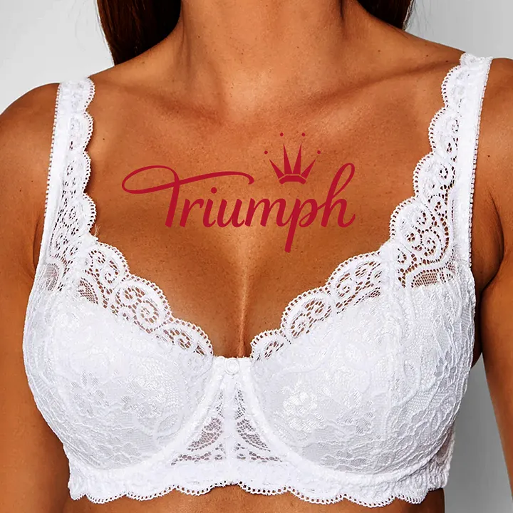 Triumph – 4dílná sada. 💕2026 – nová romantická podprsenka s krajkou