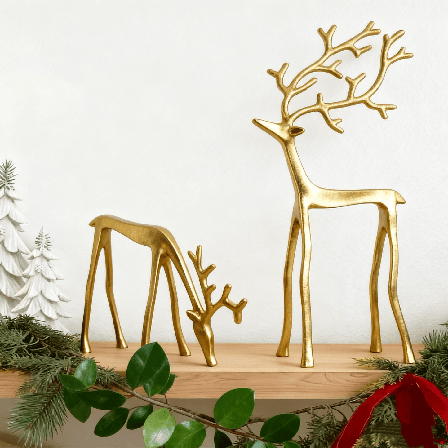 🎅Vánoční bestseller 🦌 Figurka černého soba, vánoční dekorace