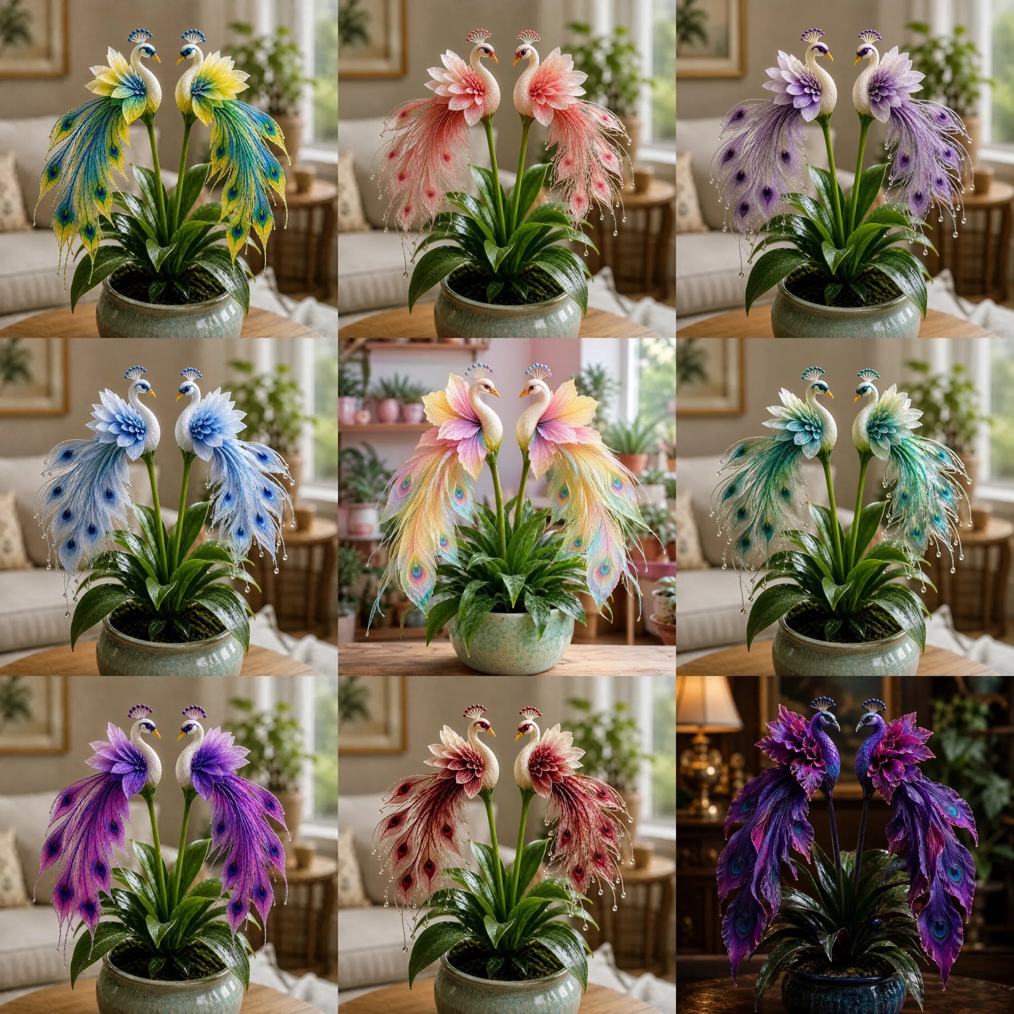 🦚 Cibulky orchidejí Peacock – Živoucí klenot ✨