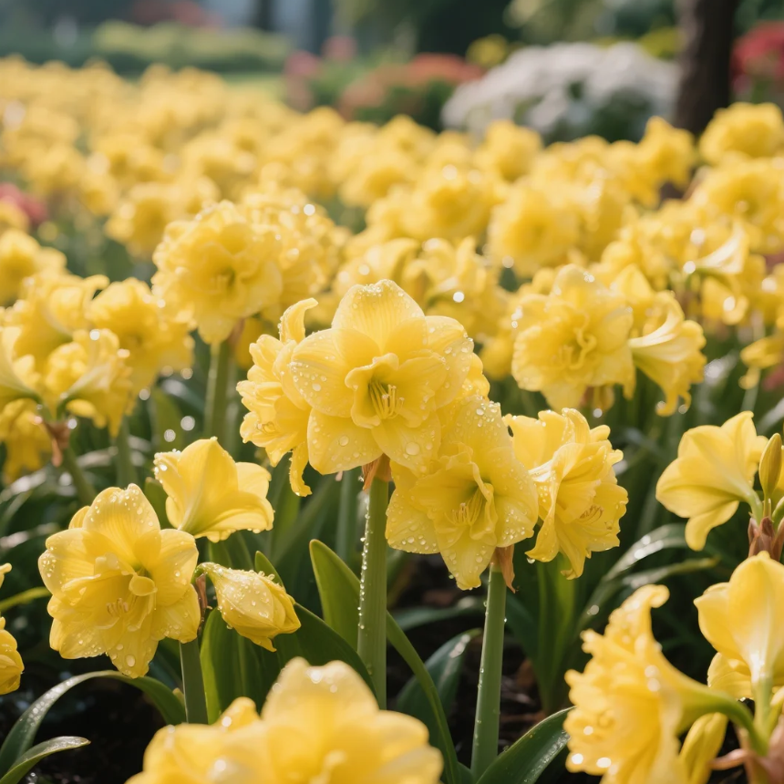🌺Dvojité cibule amarylis s květinovou vůní – kvetou za 40 dní