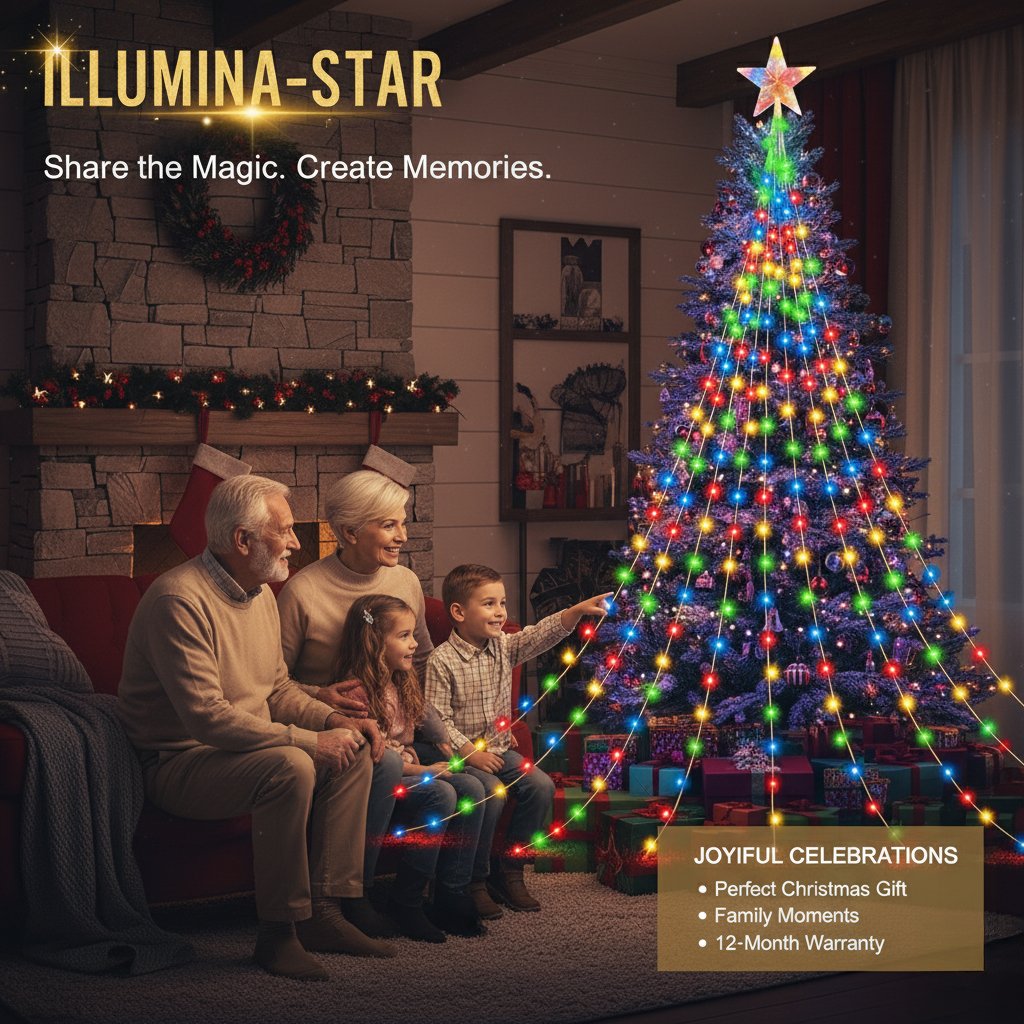 🎁Předčasný vánoční výprodej 50% SLEVA🎄Vánoční osvětlení Starlight Cascade