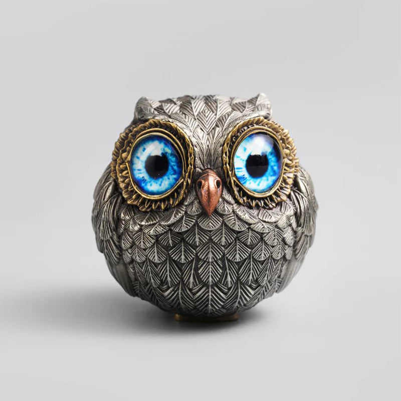 🦉Realistická figurka strážce šťastné sovy