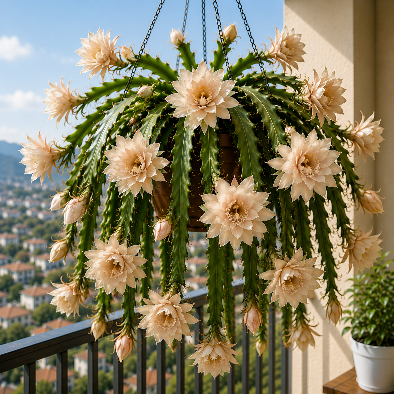 💫 Vzácný kaktus orchideje Epiphyllum 🌸 Vzácná květina, kterou každý obdivuje