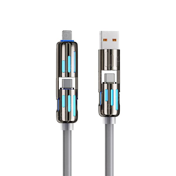 🔥Nabíjecí kabel USB 4 v 1, rychlé nabíjení⚡