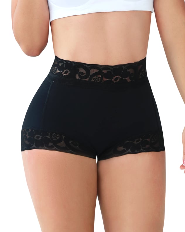 🔥Novoroční výprodej 2024 💖 Dámské krajkové klasické kalhotky na ležérní nošení Body Shaper Butt Lifter