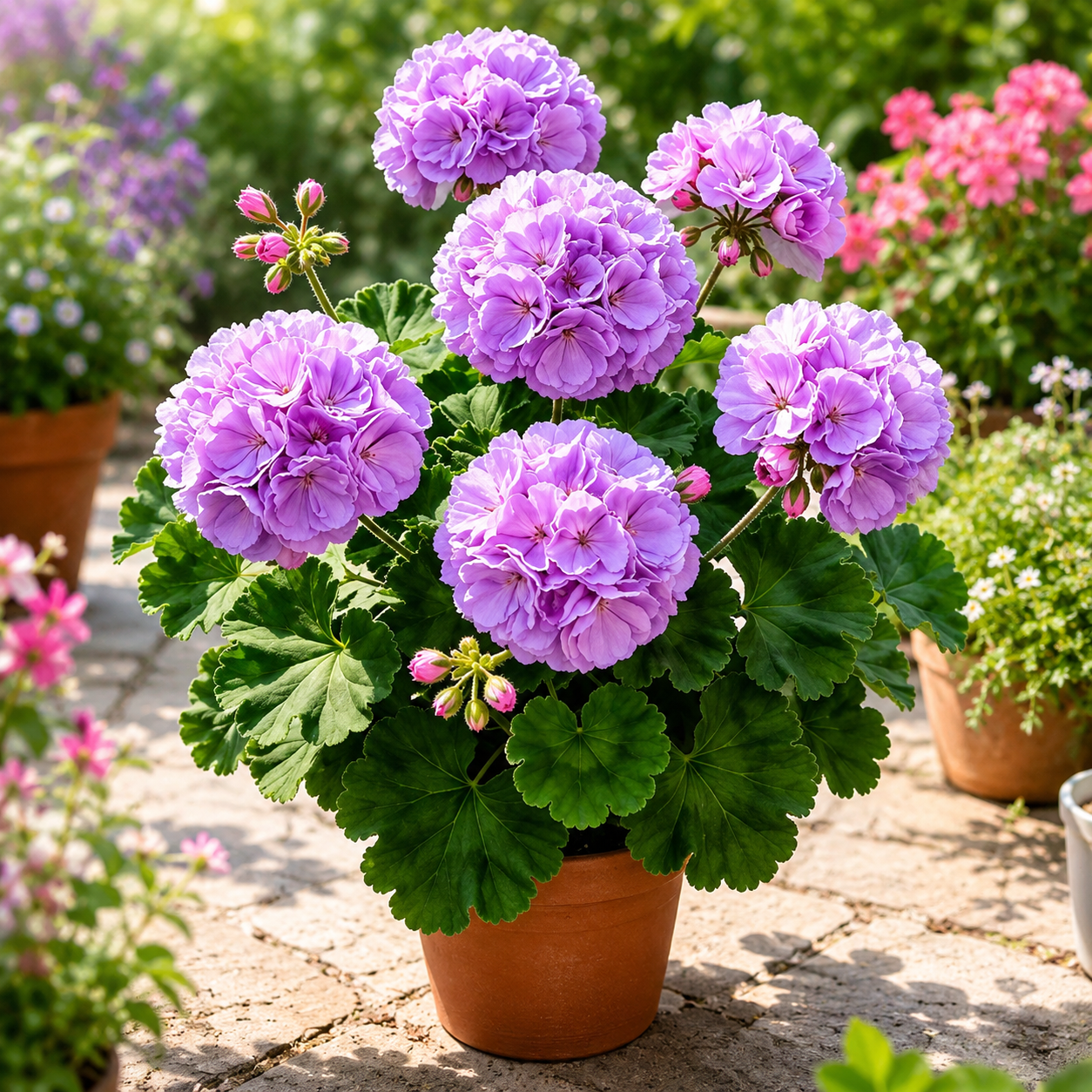💜 Semínka obřího pelargonie Pom-Pom