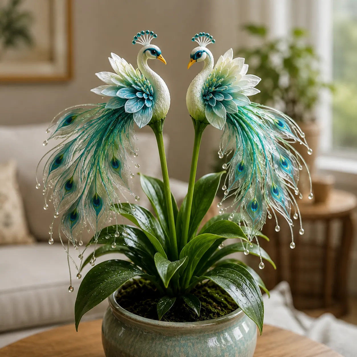 🦚 Cibulky orchidejí Peacock – Živoucí klenot ✨