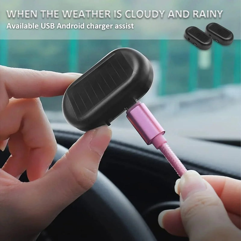Solární kontrolka autoalarmu