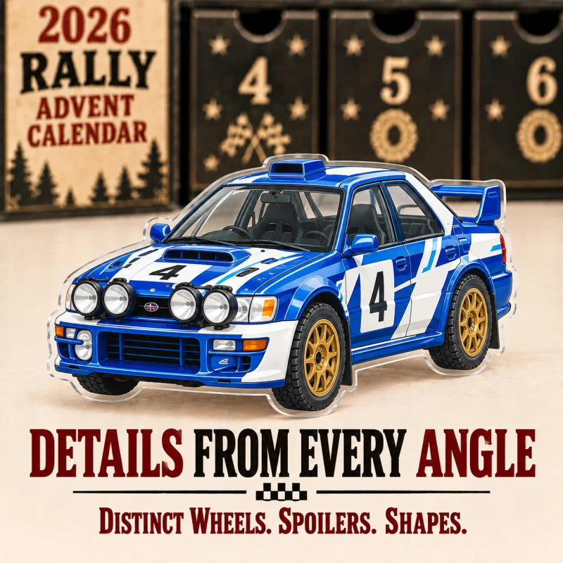 🏎️ Adventní kalendář rallye 2026 – 24 dní špíny a rychlosti, 24 sběratelských rallyových vozů