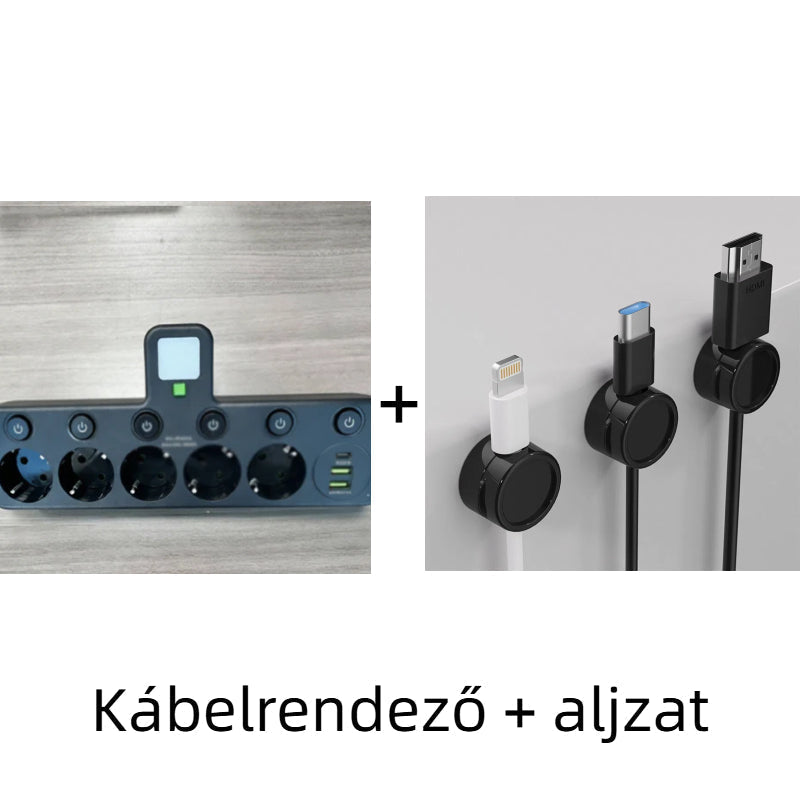 🔌⚡Chytrý napájecí kabel s USB porty (EU zástrčka)