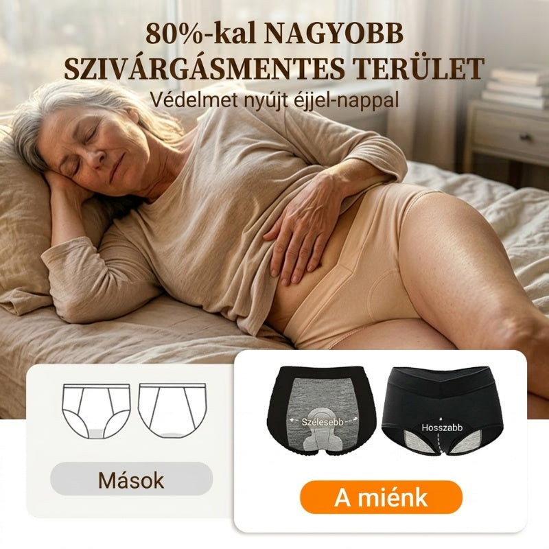 🎉1+1 ZDARMA 🩲 Spodní prádlo s vysokým pasem a ochranou proti úniku – spolehlivá ochrana proti úniku, pohodlný vysoký pas✅