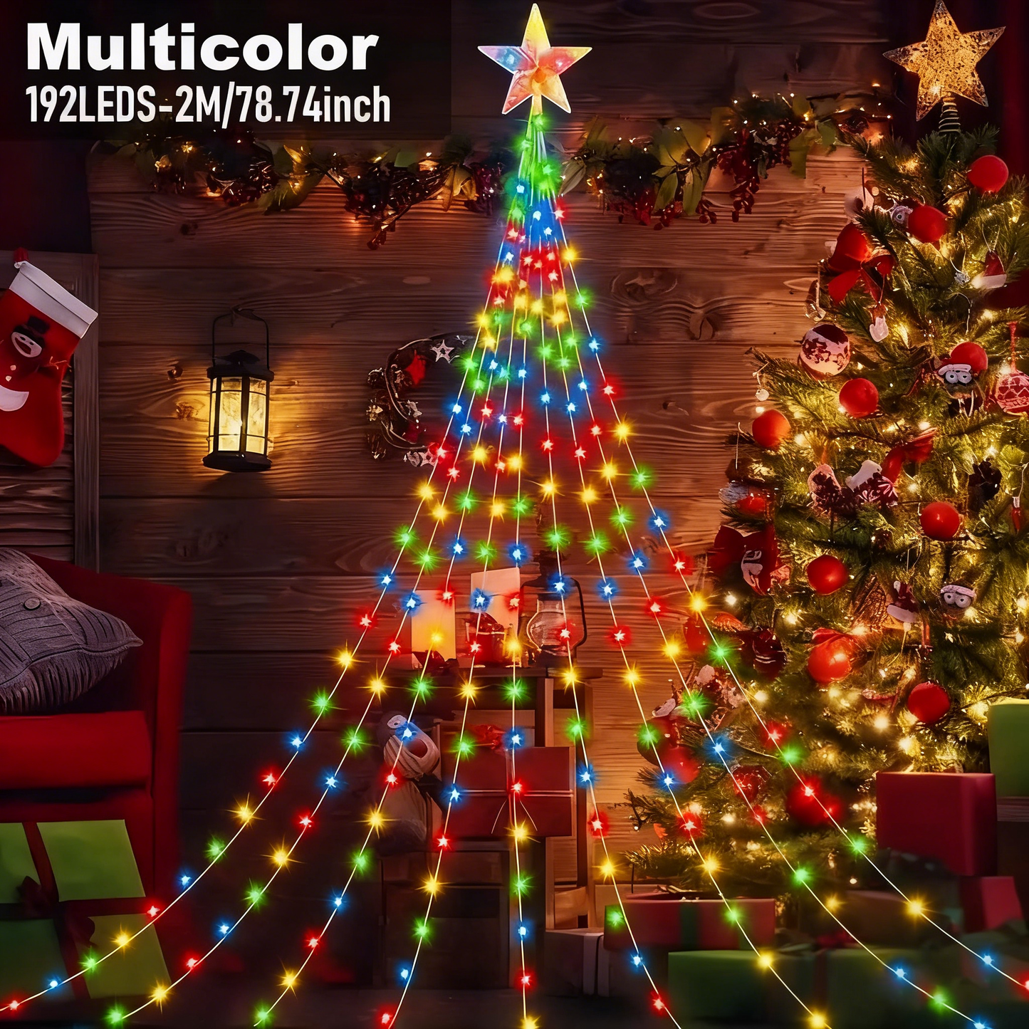 🎁Předčasný vánoční výprodej 50% SLEVA🎄Vánoční osvětlení Starlight Cascade