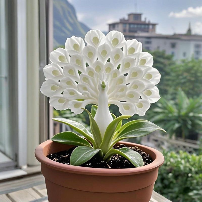 💠 Královna voňavých květin – cibule orchideje paví, vytvářející čistý a luxusní zahradní zážitek
