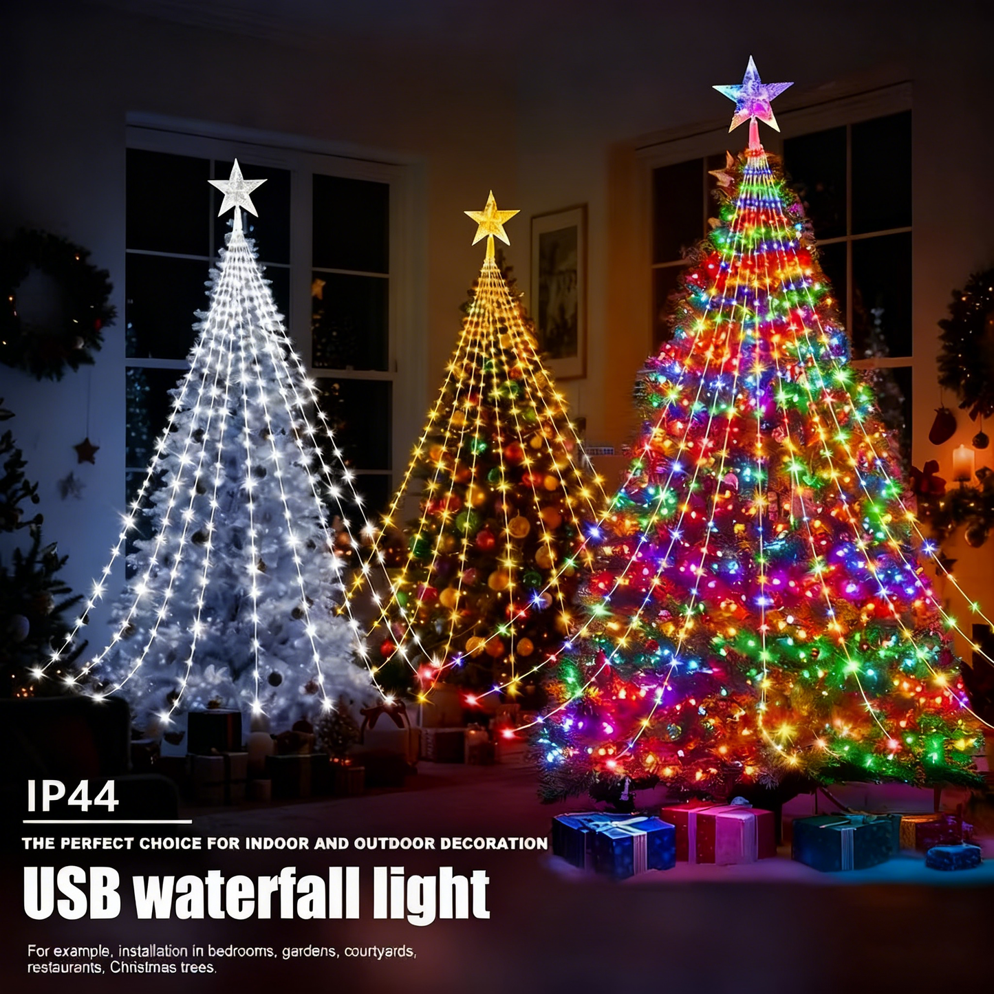 🎁Předčasný vánoční výprodej 50% SLEVA🎄Vánoční osvětlení Starlight Cascade