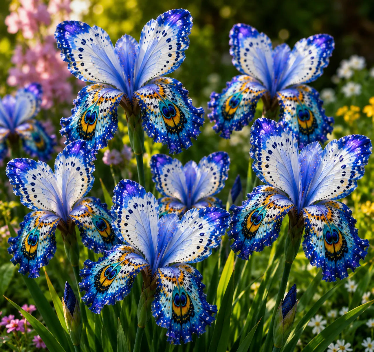 🦋Cibulky motýlích kosatců - ✨Vypěstujte si kouzelnou zahradu, která vás zaujme