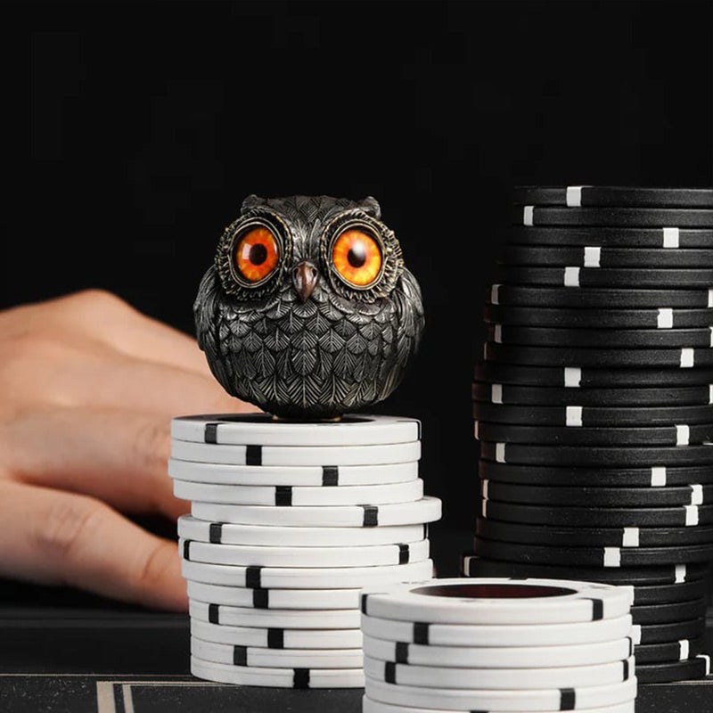 🦉Realistická figurka strážce šťastné sovy