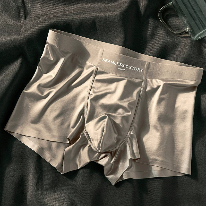 (3 ks.) Elegantní pánské boxerky Ice Silk s antimikrobiálním efektem od Mulberry Silk