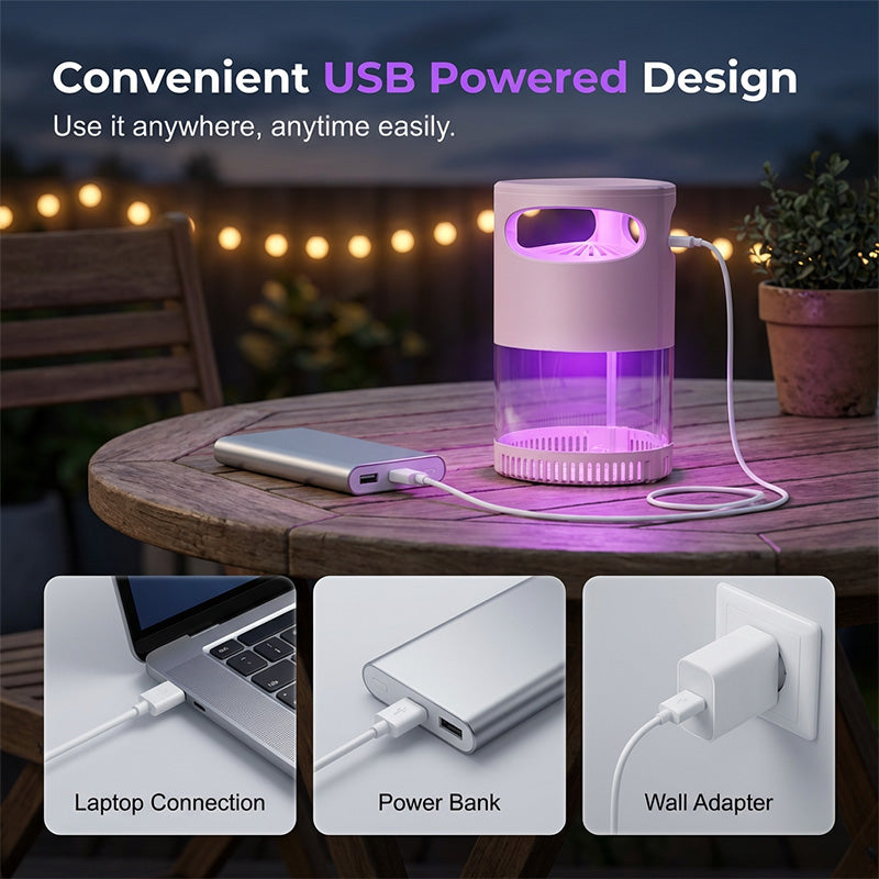 🦟 SLEVA 50 %! UV lampa na komáry – tichá, s USB, bez chemikálií. Prodáno přes 50 000 kusů! 🔇🌙
