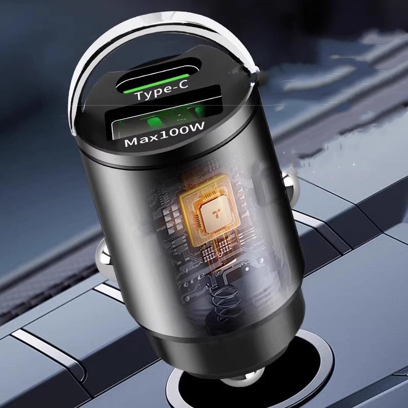 Skrytá USB nabíječka do auta s duálními porty